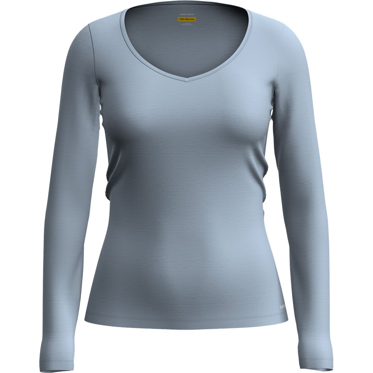 Image of Icebreaker Siren Sweetheart Long-Sleeve Top - Women's Zinc Blue, S