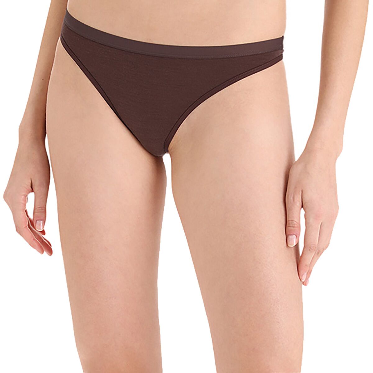 Image of Icebreaker Siren Thong - Women's Umber, M