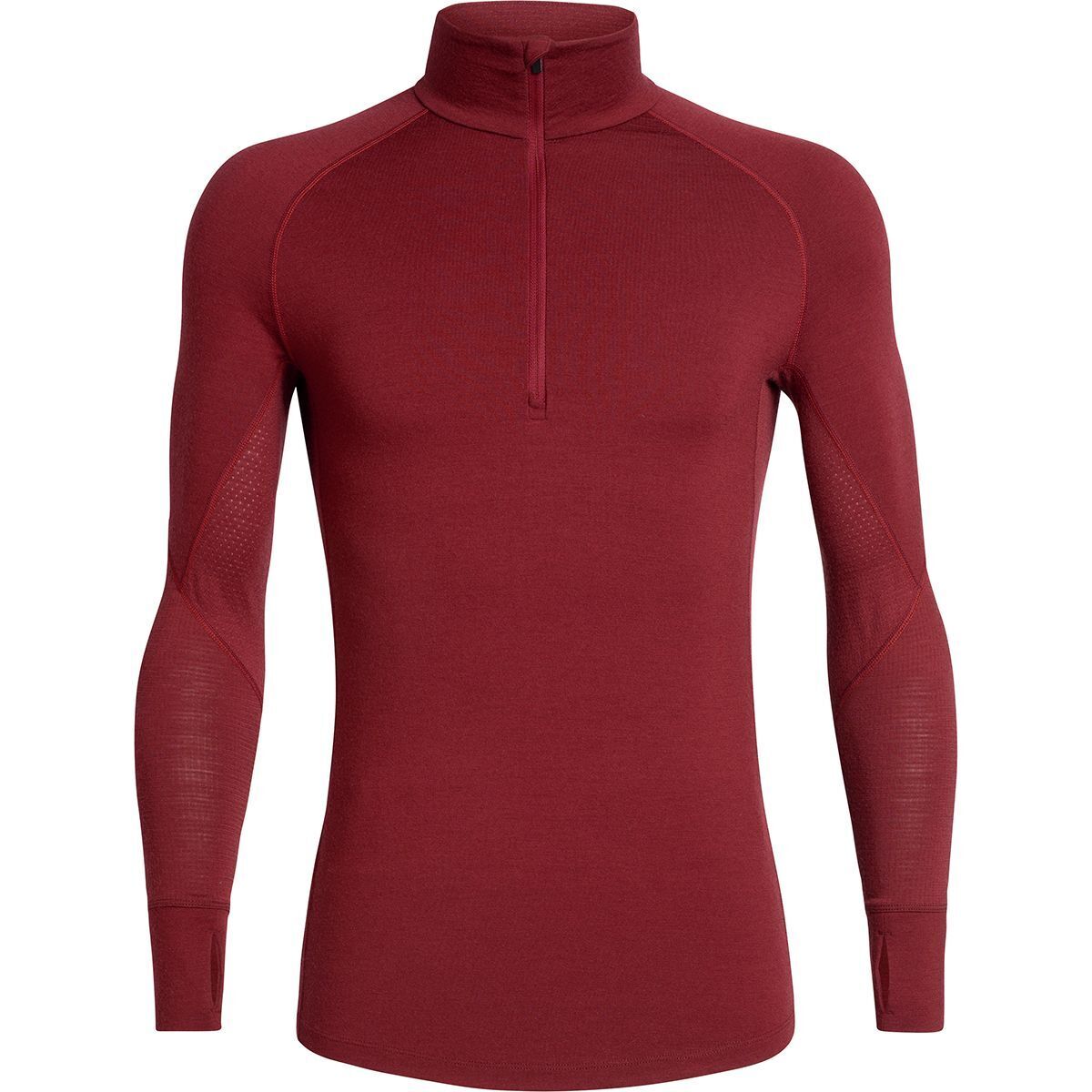 Icebreaker 260 Tech Half Zip Women's Long Sleeve Jersey Red