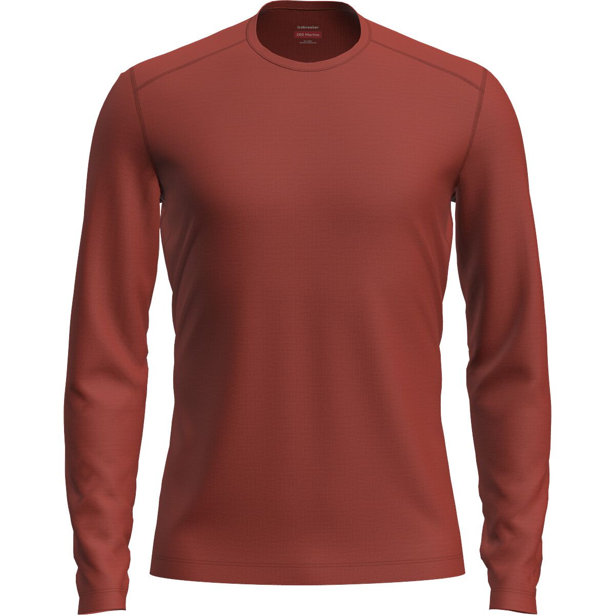Image of Icebreaker 260 Tech Long-Sleeve Crew Top - Men's Agate, L