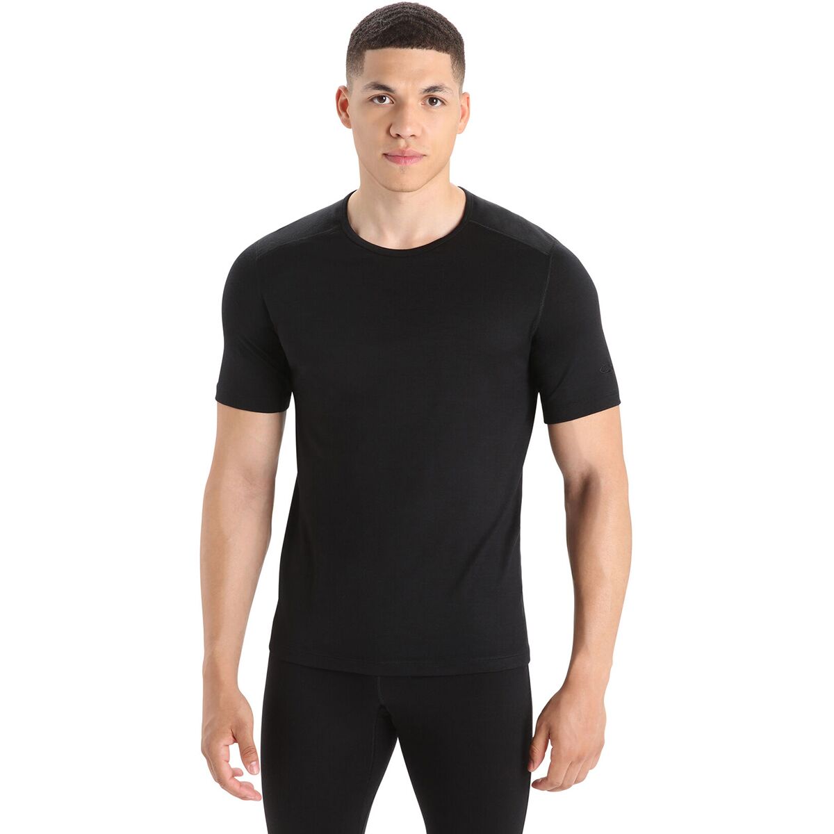 Image of Icebreaker 200 Oasis SS Crew Top - Men's Black, M