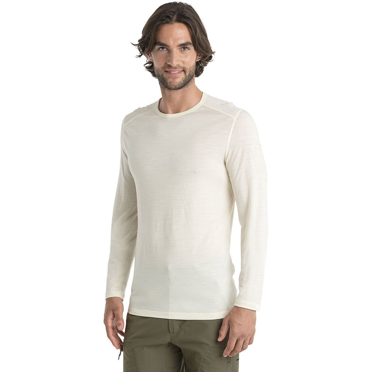Image of Icebreaker 200 Oasis LS Crew Top - Men's Undyed, M
