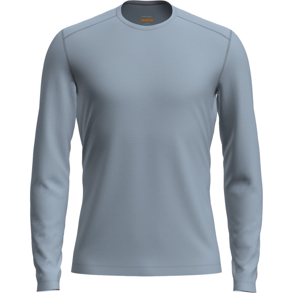 Image of Icebreaker 200 Oasis LS Crew Top - Men's Zinc Blue, M