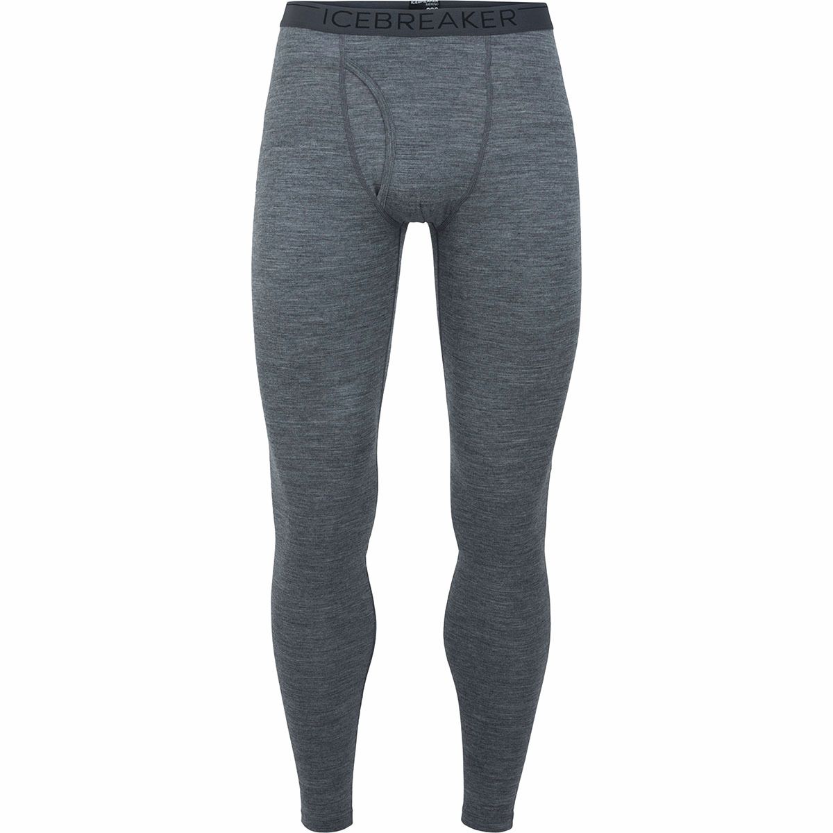 Icebreaker Icebreaker 200 Oasis Fly Legging - Men's Gritstone Heather, M