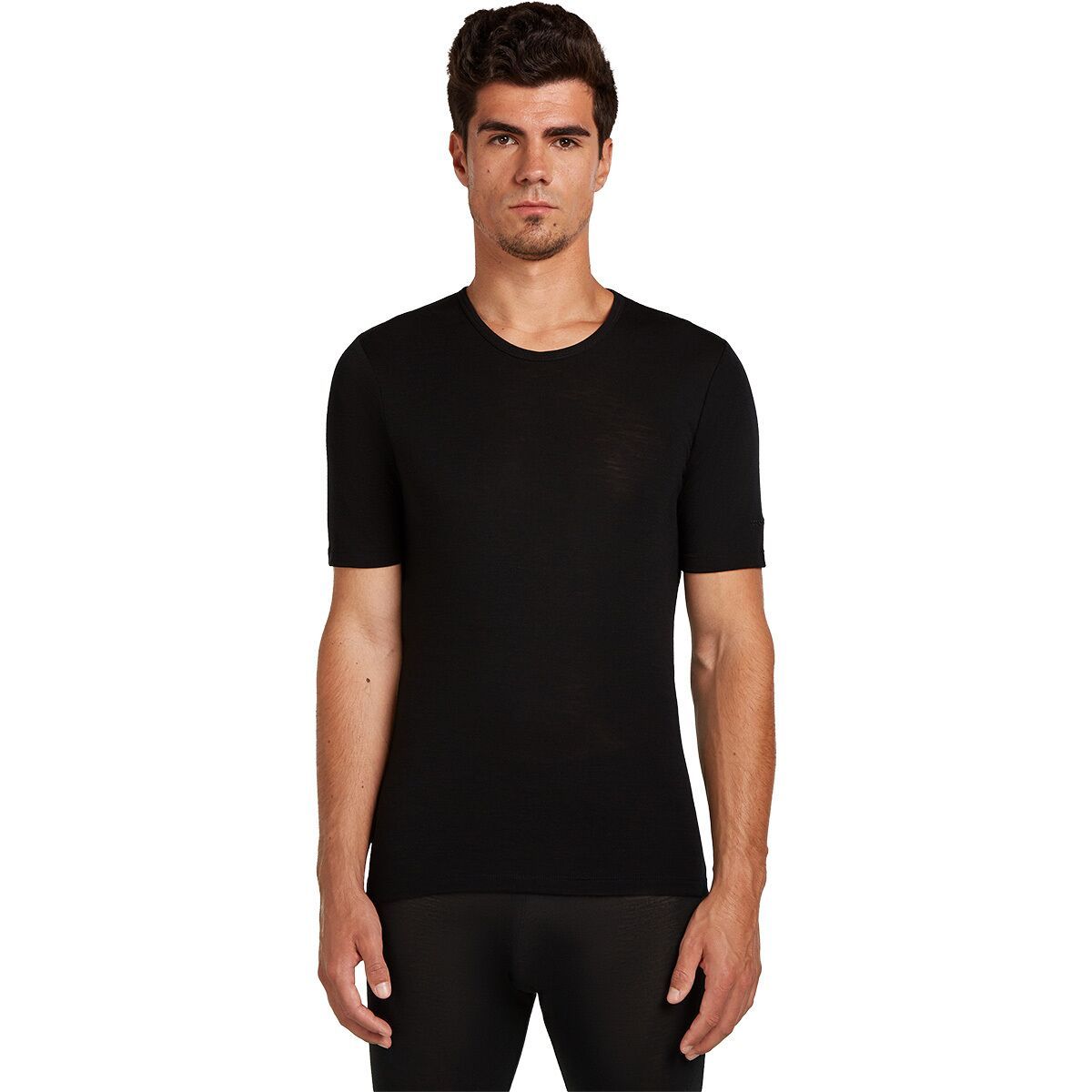 Image of Icebreaker 175 Everyday SS Crew - Men's Black, L