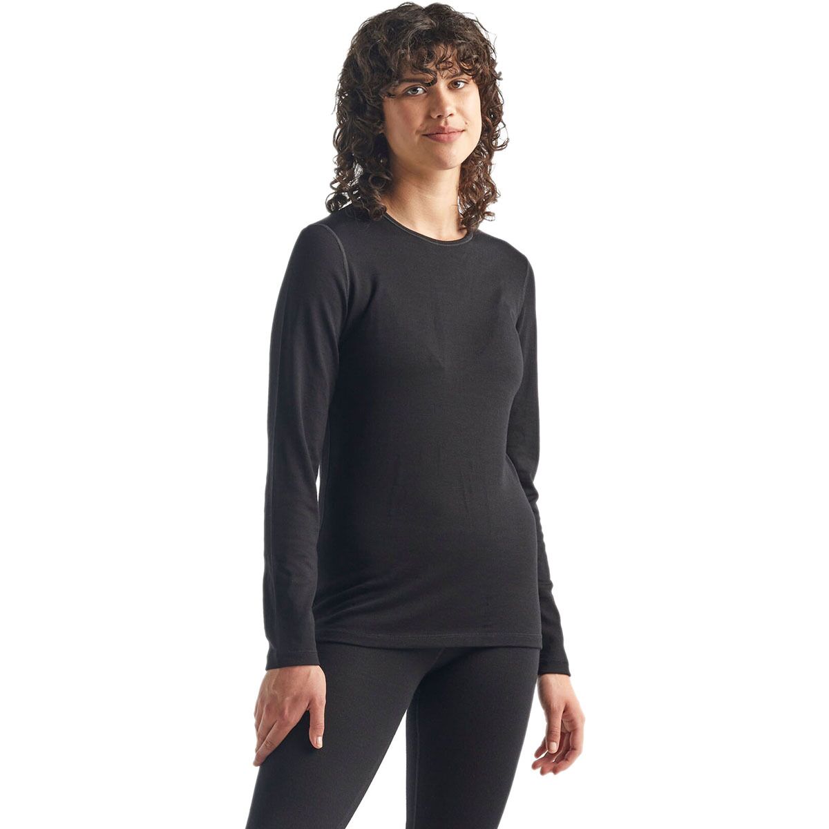 Image of Icebreaker BodyFit 260 Tech Crew - Women's Black, 3XL