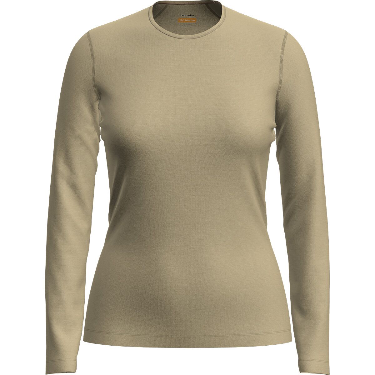 Image of Icebreaker 200 Oasis Long Sleeve Crewe - Women's Bay Heather, L
