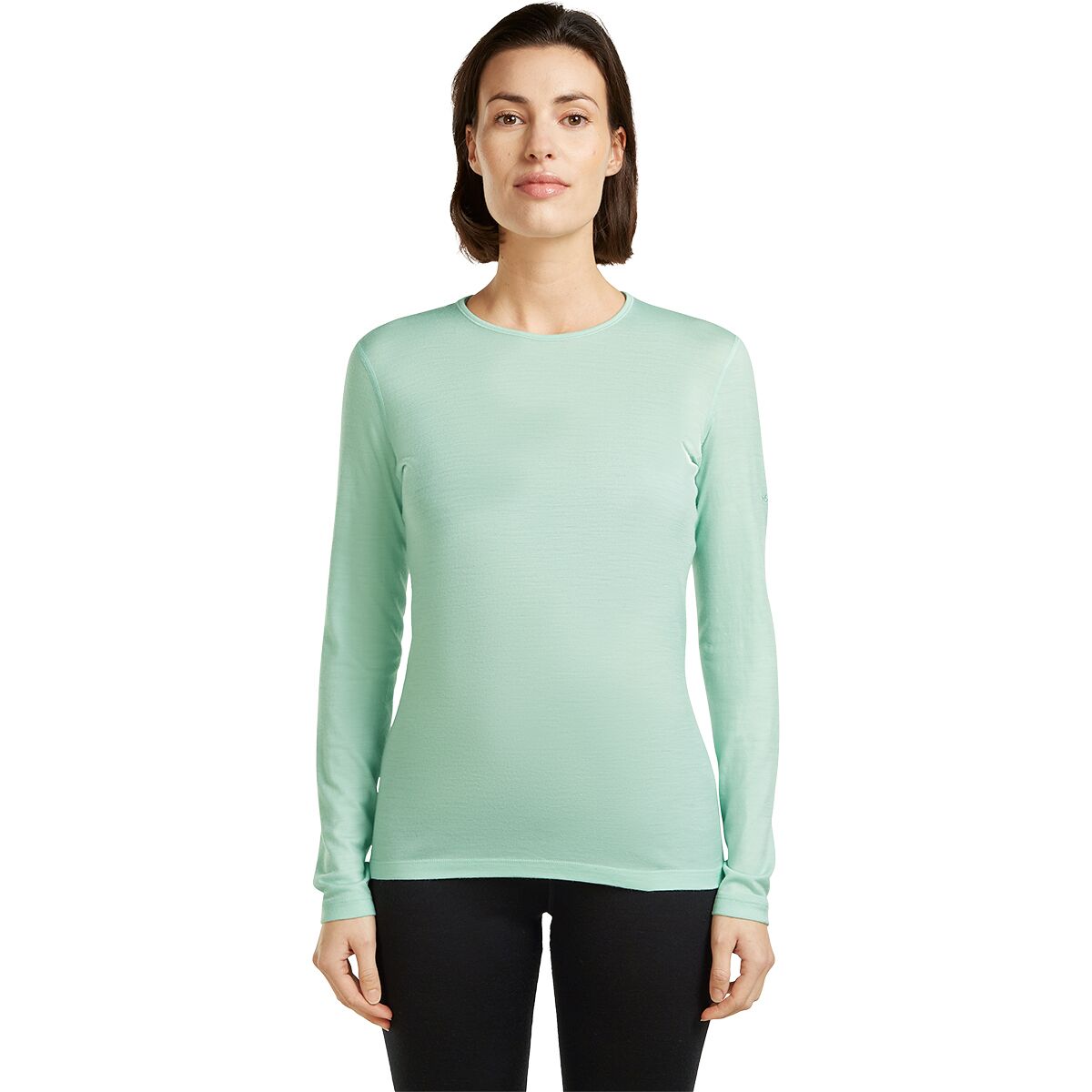 Image of Icebreaker 200 Oasis Long Sleeve Crewe - Women's Mint, XL