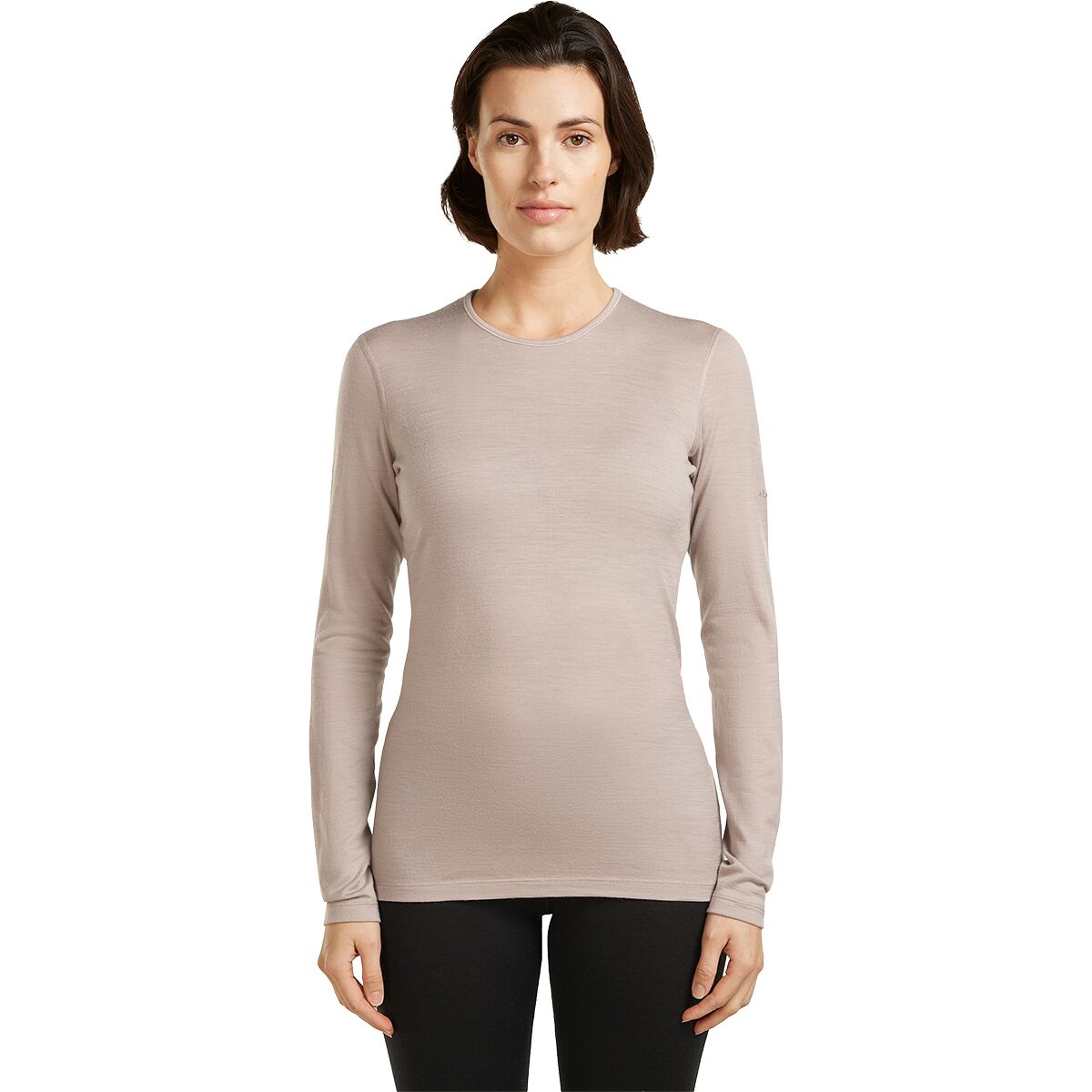 Image of Icebreaker 200 Oasis Long Sleeve Crewe - Women's Pink Quartz, M