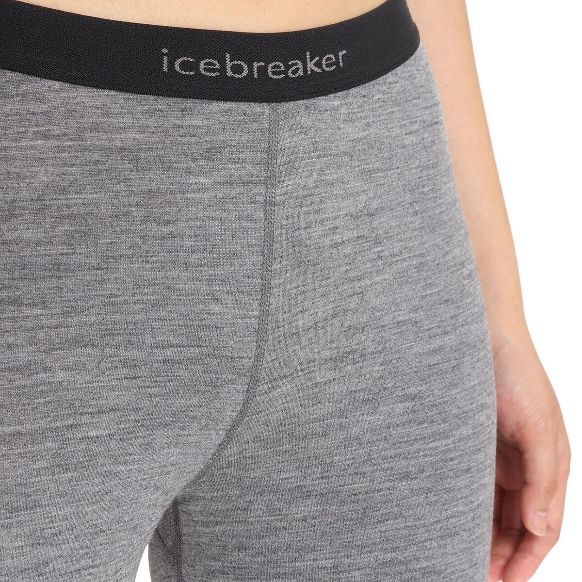 Icebreaker Women's 200 Oasis Leggings (Black) Next To Skin Base Layer