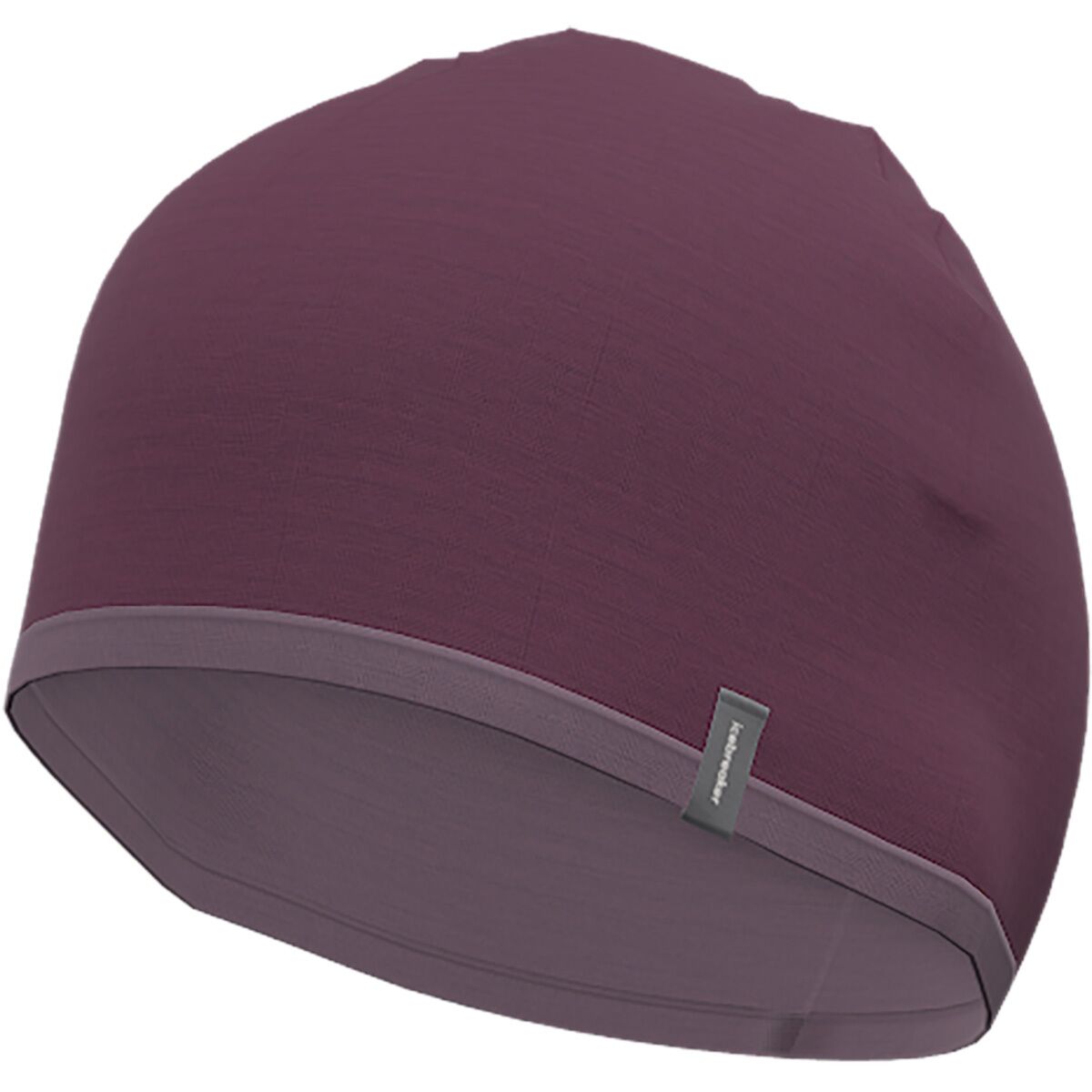 Image of Icebreaker Reversible Pocket 200 Beanie Dk Berry/Grey Plum, One Size
