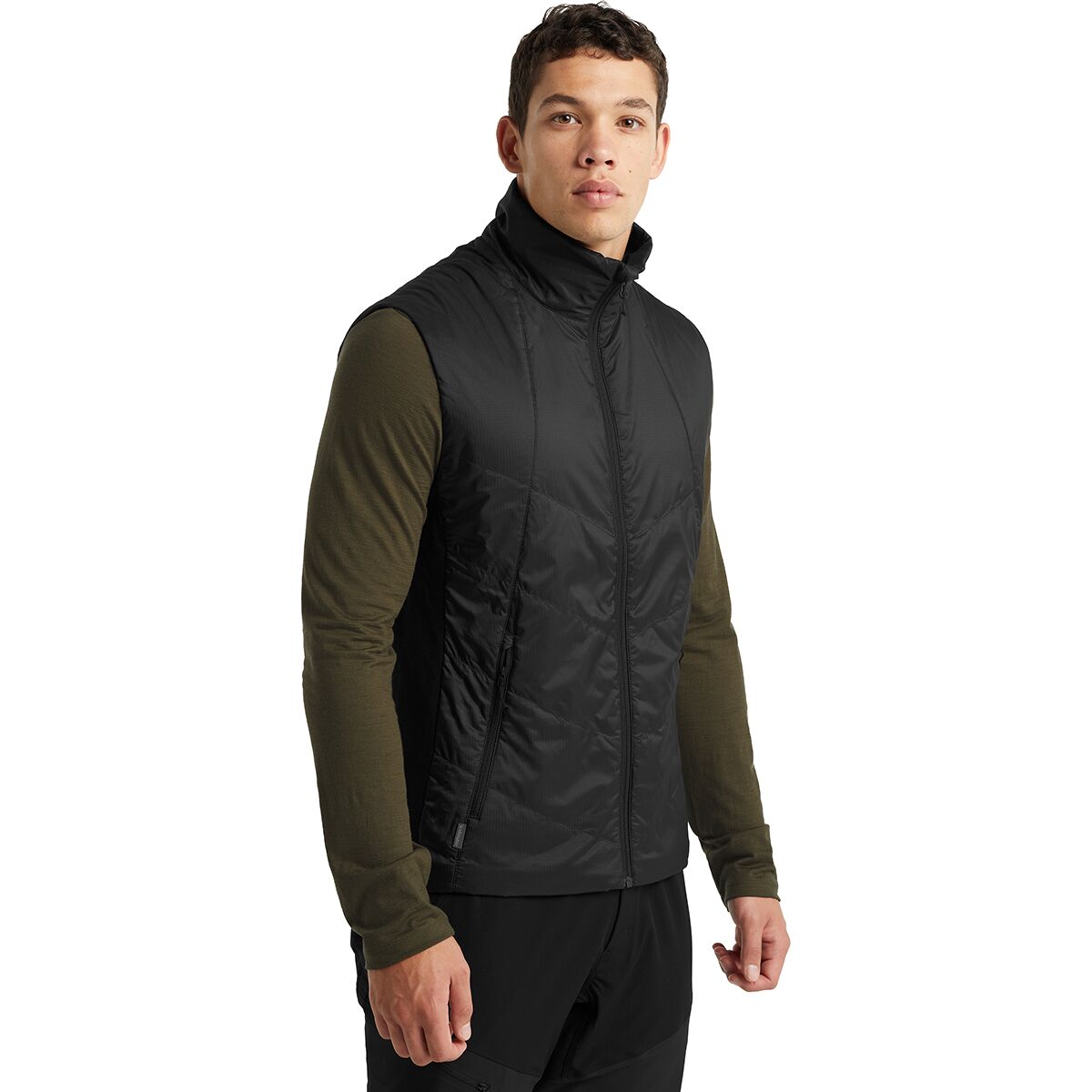 service opdagelse Peru Icebreaker Helix Vest - Men's - Clothing