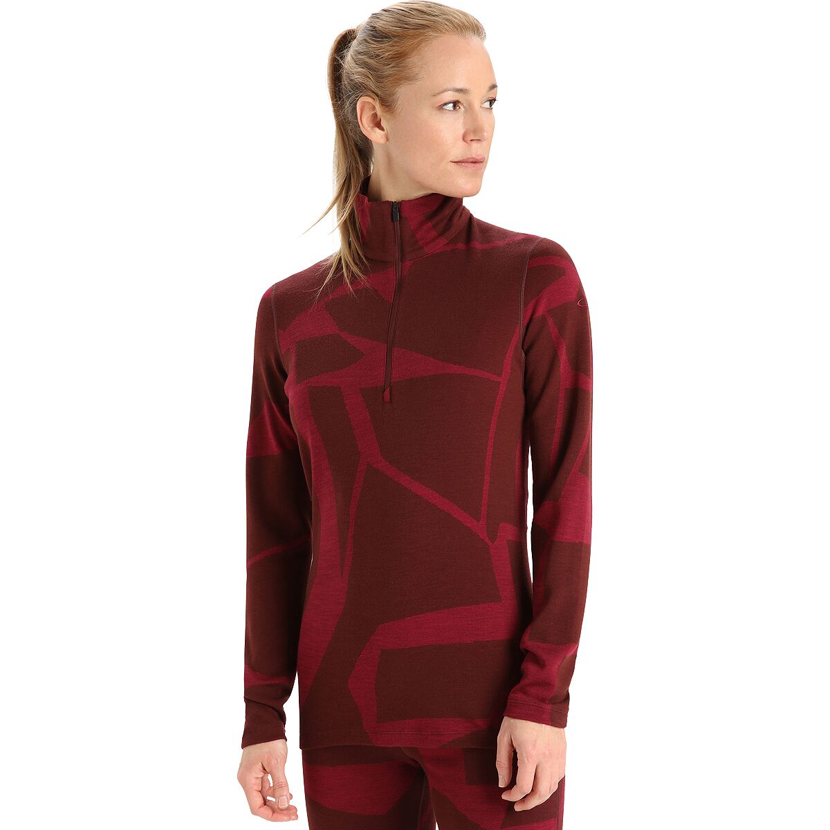 Icebreaker 250 Vertex 1/2-Zip Fractured Landscapes Top - Women's product image