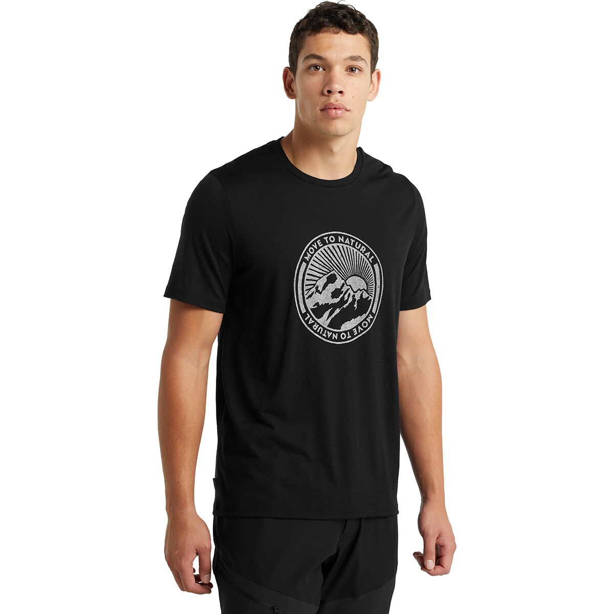 Icebreaker Tech Lite II Move to Natural Mountain SS T-Shirt - Men's product image