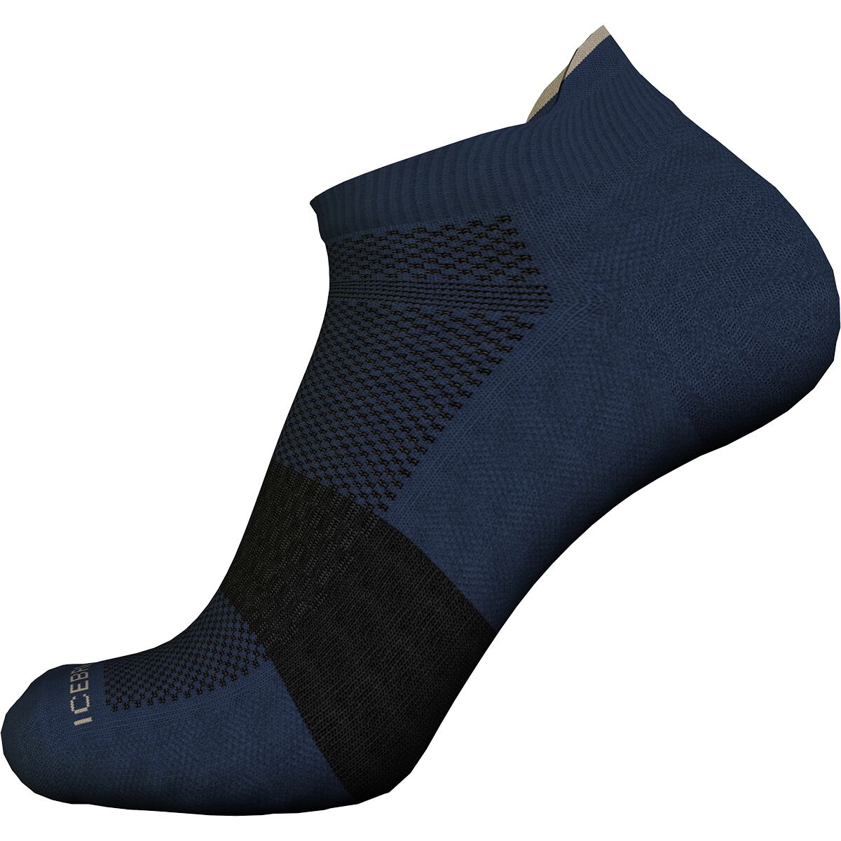 Image of Icebreaker Multisport Light Micro Sock Midnight Navy/Cumin/Black, XL