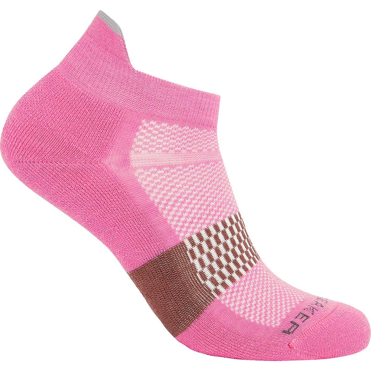 Icebreaker Multisport Light Micro Sock - Women's Pop/Obsidian/Carob, L