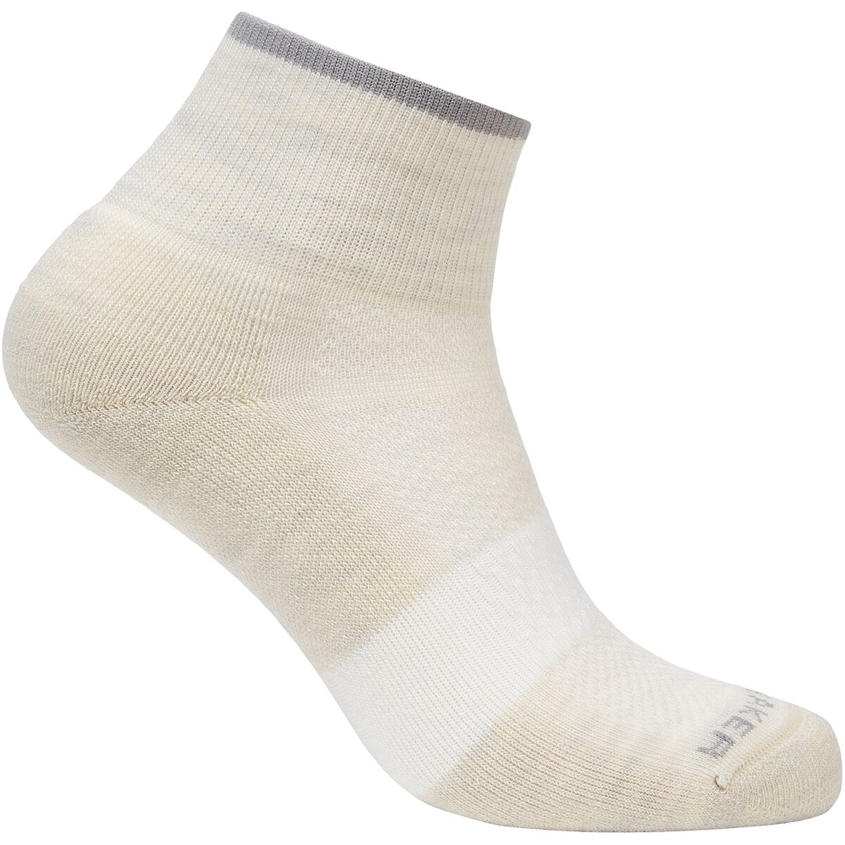 Image of Icebreaker Multisport Light Mini Sock - Women's Ecru Hthr/Alloy/Snow, L