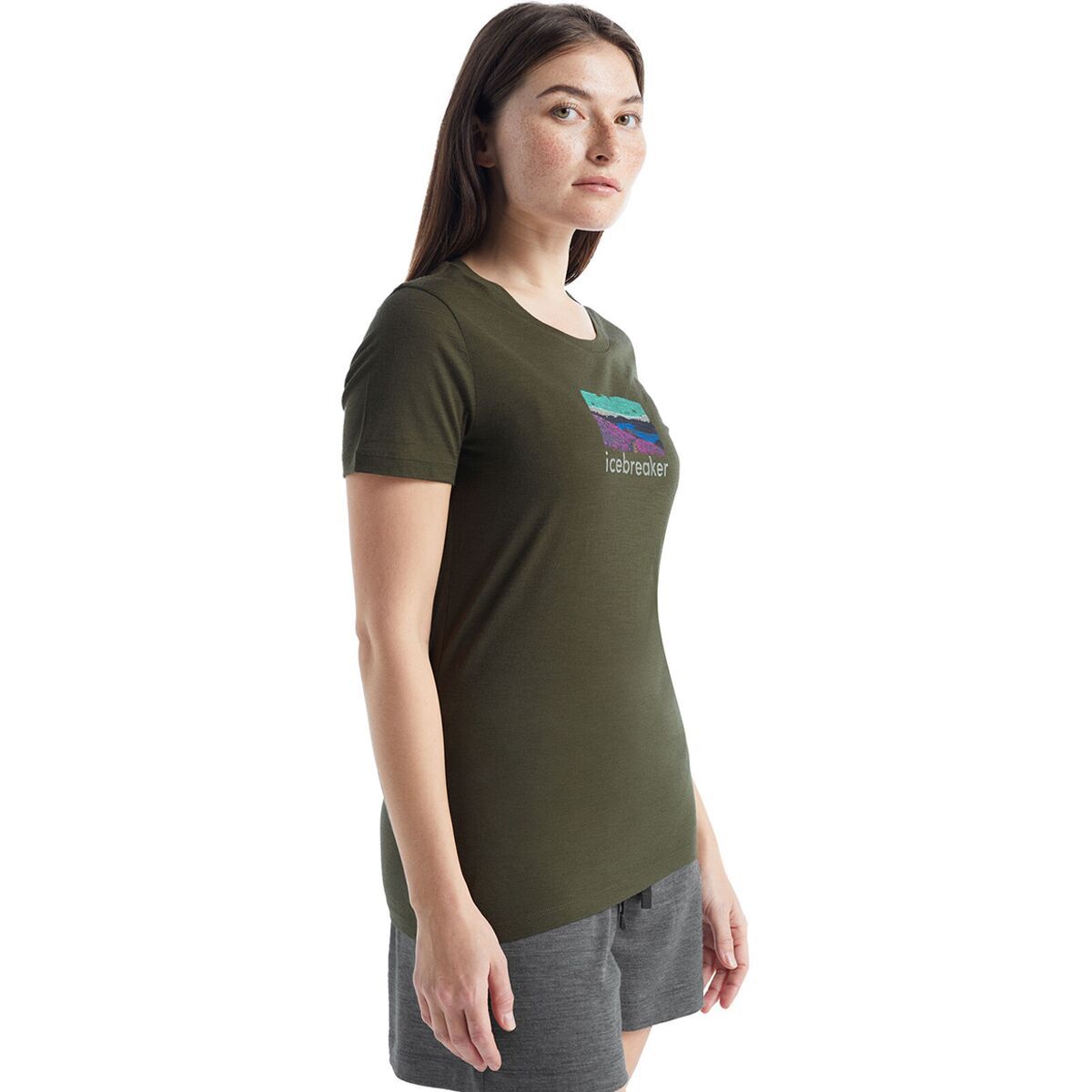 Icebreaker Icebreaker Tech Lite II Trailhead T-Shirt - Women's Loden, XS