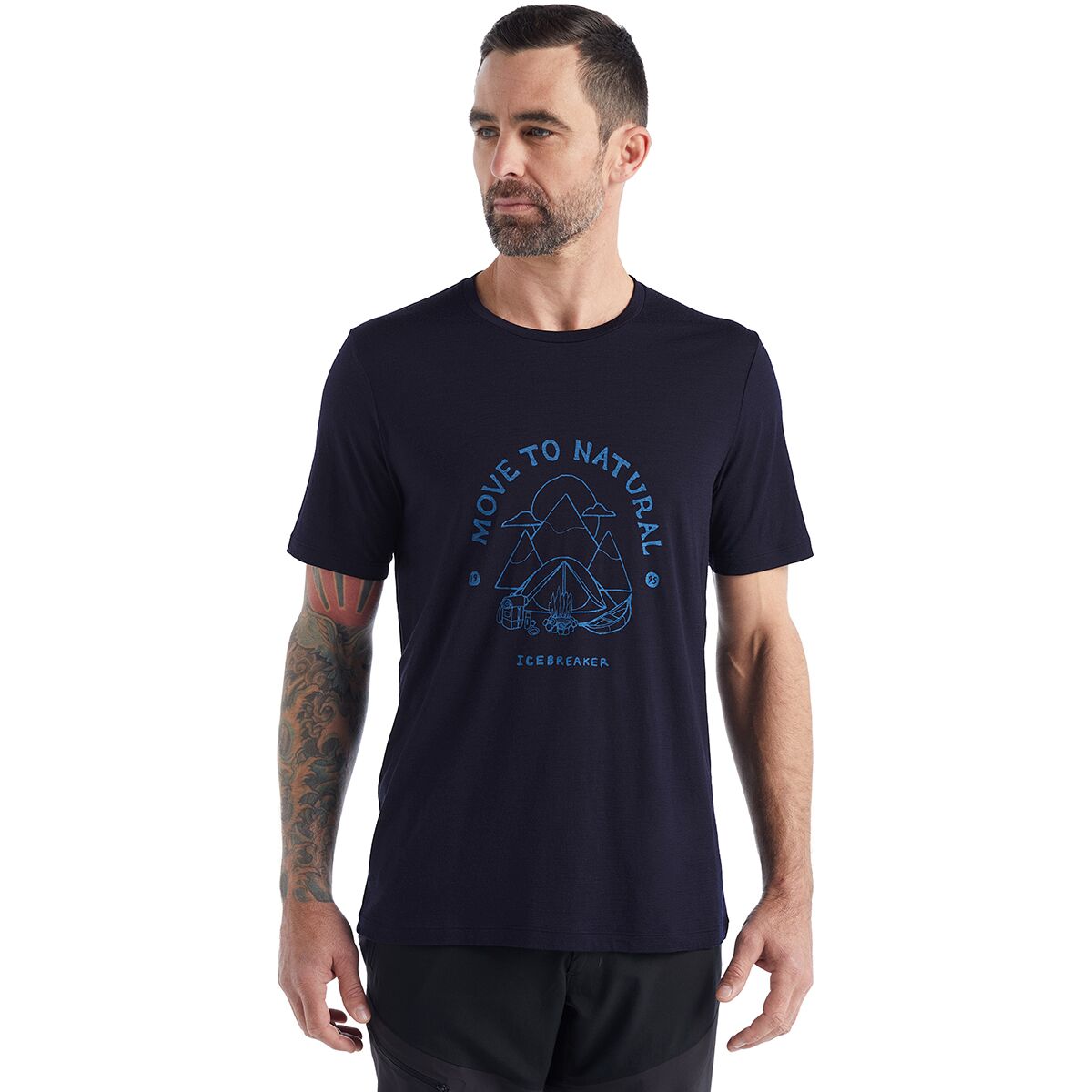 Icebreaker Tech Lite II Canopy Camper Short-Sleeve T-Shirt - Men's