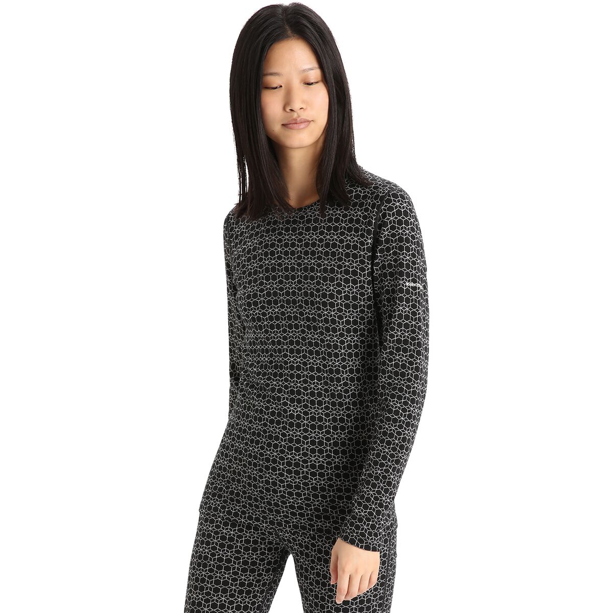 Icebreaker 250 Vertex Alpine Geo Long-Sleeve Crewe Top - Women's product image