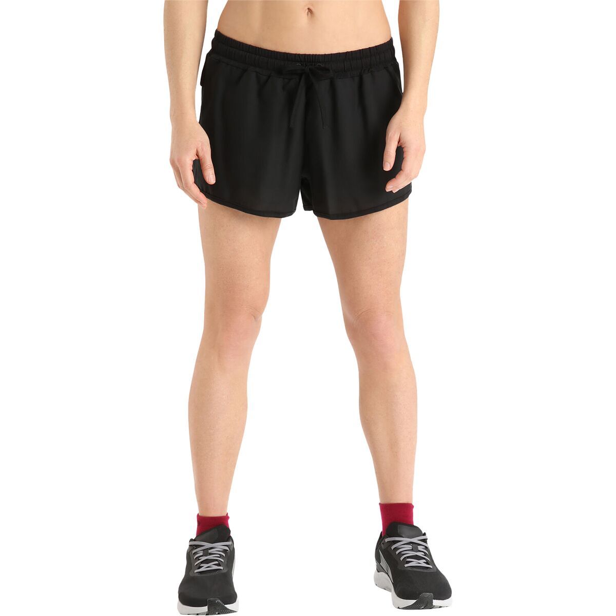 Icebreaker ZoneKnit Short - Women's Black, XL