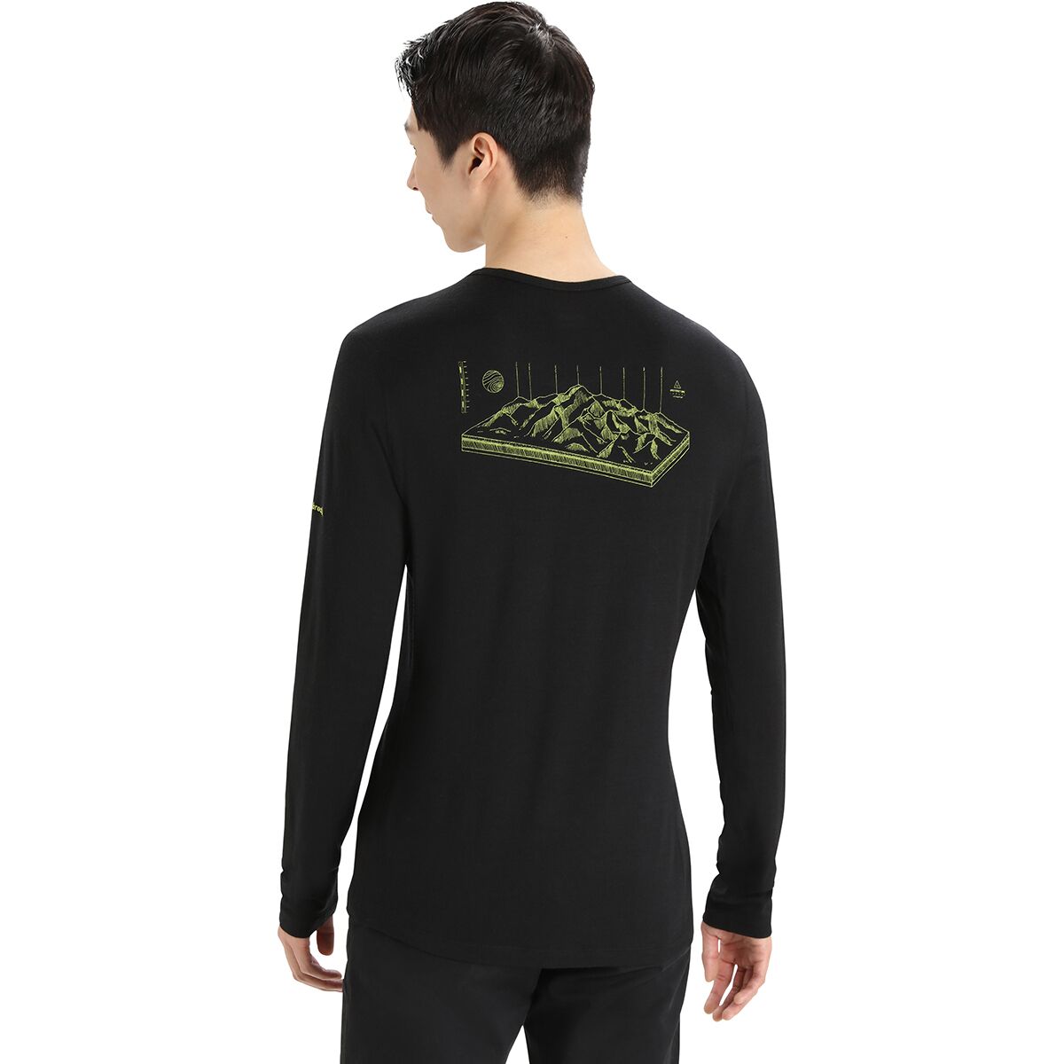 Icebreaker 200 Oasis Long-Sleeve Alps 3D Crew Top - Men's product image