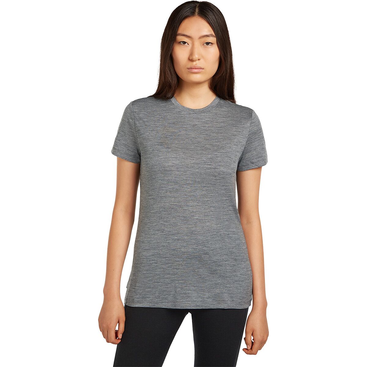 Image of Icebreaker Merino 150 Tech Lite III Short-Sleeve T-Shirt - Women's Gritstone Heather, S