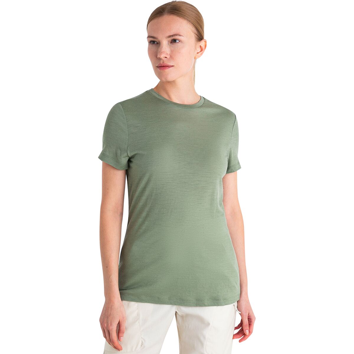 Image of Icebreaker Merino 150 Tech Lite III Short-Sleeve T-Shirt - Women's Lichen, XS