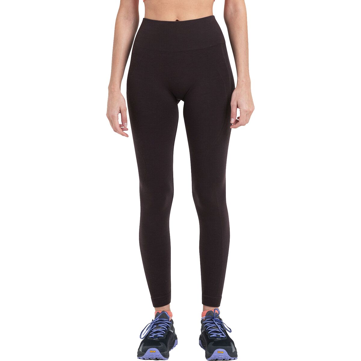 Image of Icebreaker Merino Seamless Active 25in Tight - Women's Bittersweet, S