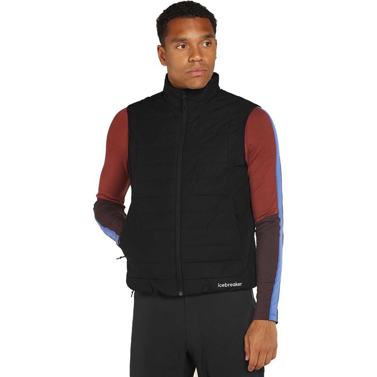 Image of Icebreaker 1360 MerinoLoft Vest - Men's Black, M