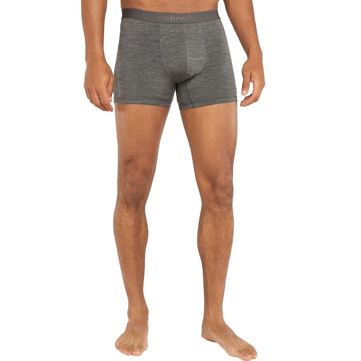 Image of Icebreaker Merino 125 Cool-Lite Anatomica Boxer - Men's Gritstone Heather, XL