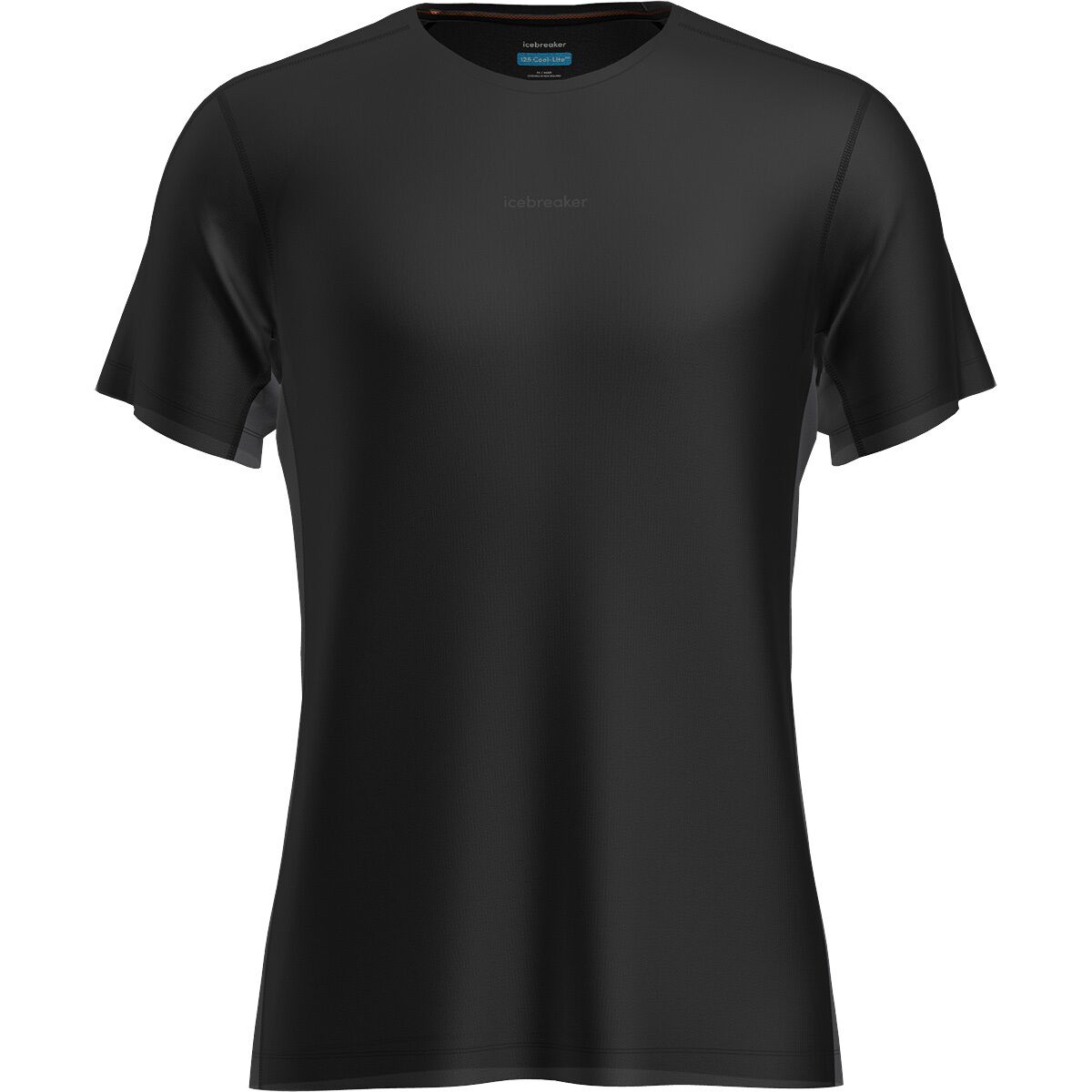 Image of Icebreaker Merino 125 Cool-Lite Sphere Colour Block T-Shirt - Men's Black/Obsidian/Cb, XL