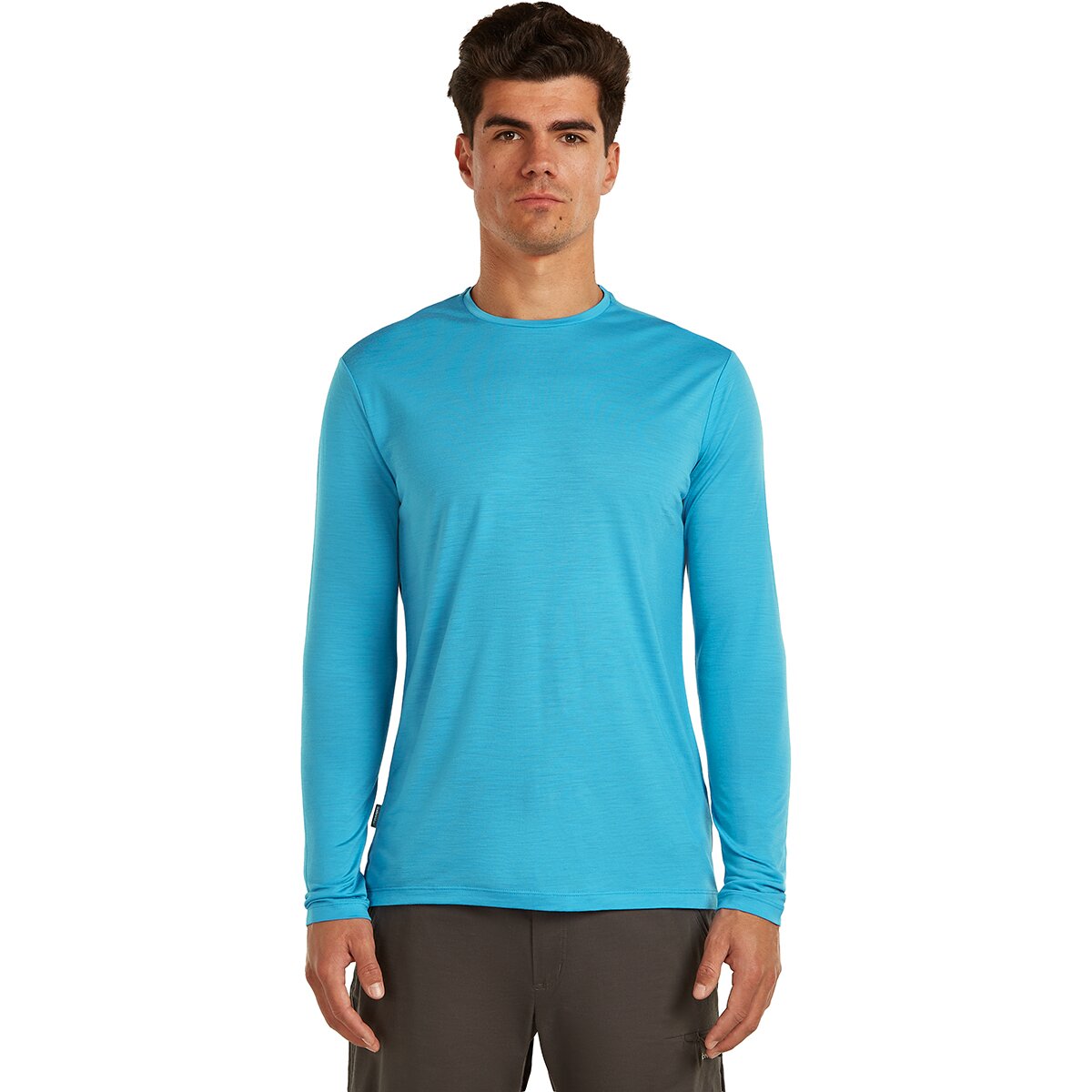 Image of Icebreaker Merino 125 Cool-Lite Sphere Long-Sleeve T-Shirt - Men's Arctic, L