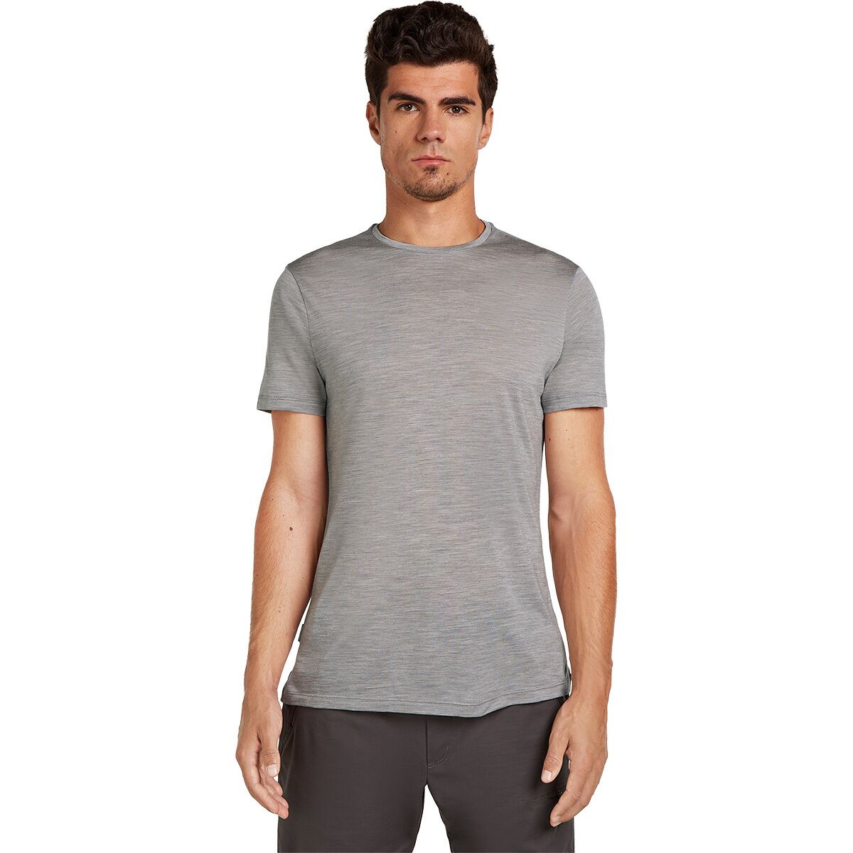 Image of Icebreaker Merino 125 Cool-Lite Sphere T-Shirt - Men's Metro Heather, S