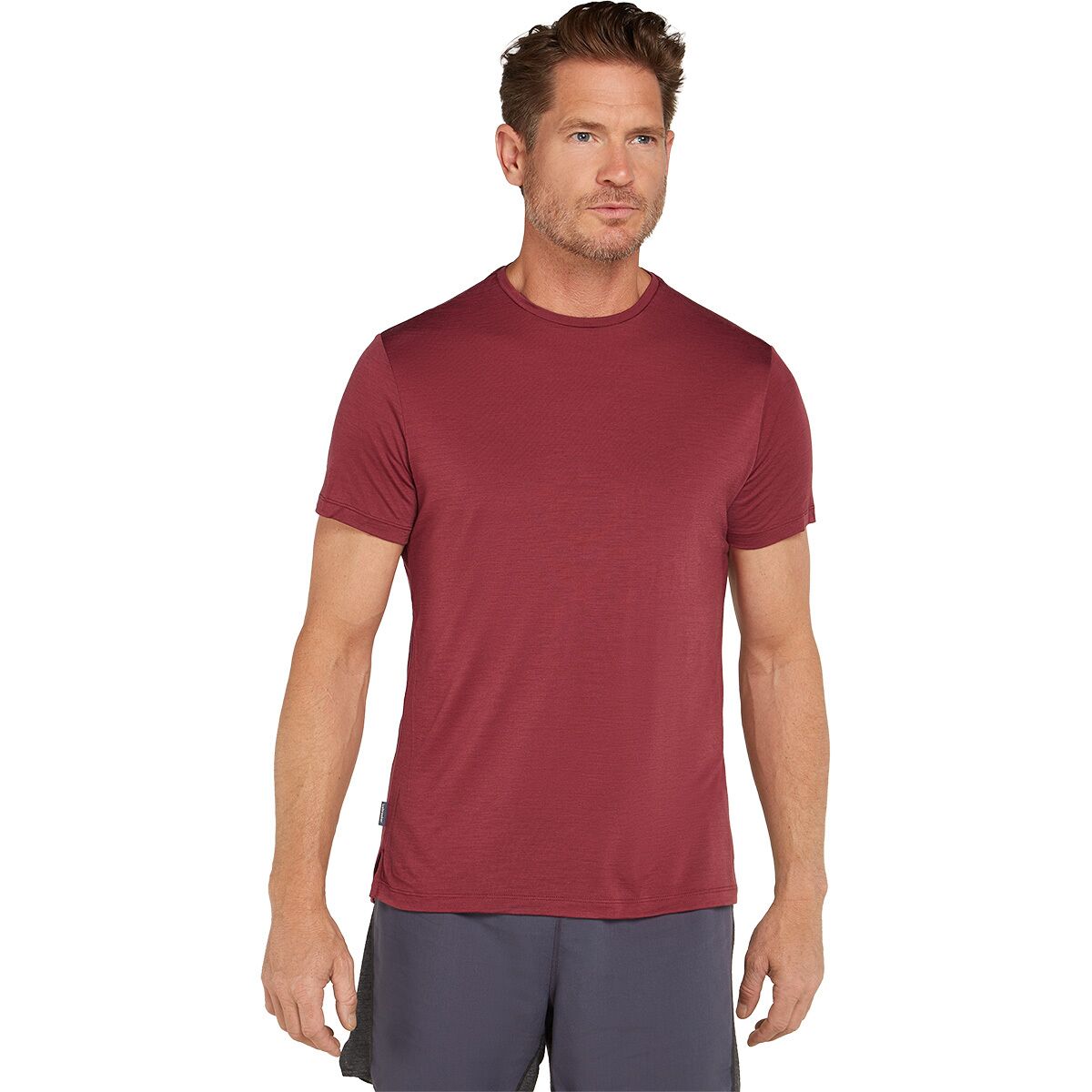 Image of Icebreaker Merino 125 Cool-Lite Sphere T-Shirt - Men's Port, L