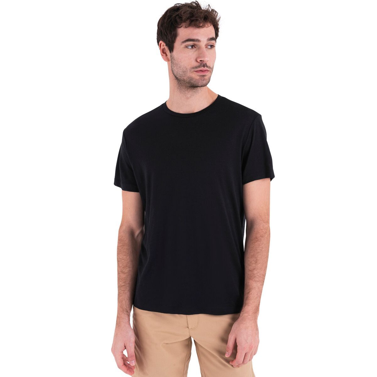 Image of Icebreaker Merino 150 Tech Lite T-Shirt - Men's Black, M