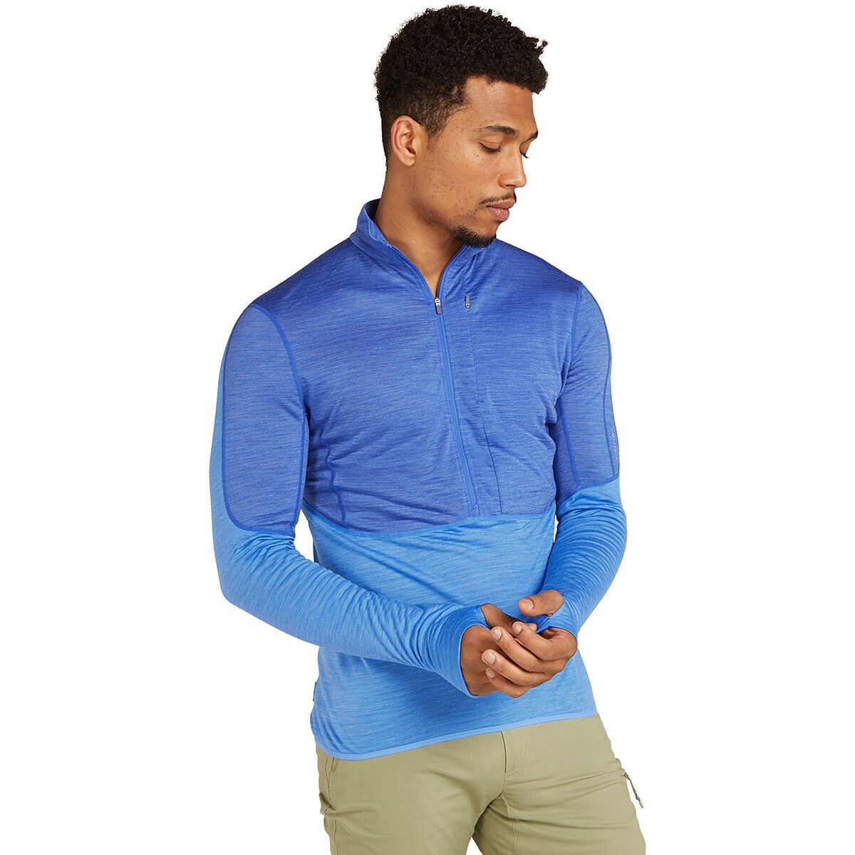 Icebreaker Merino 200 Realfleece Descender 1/2-Zip Pullover - Men