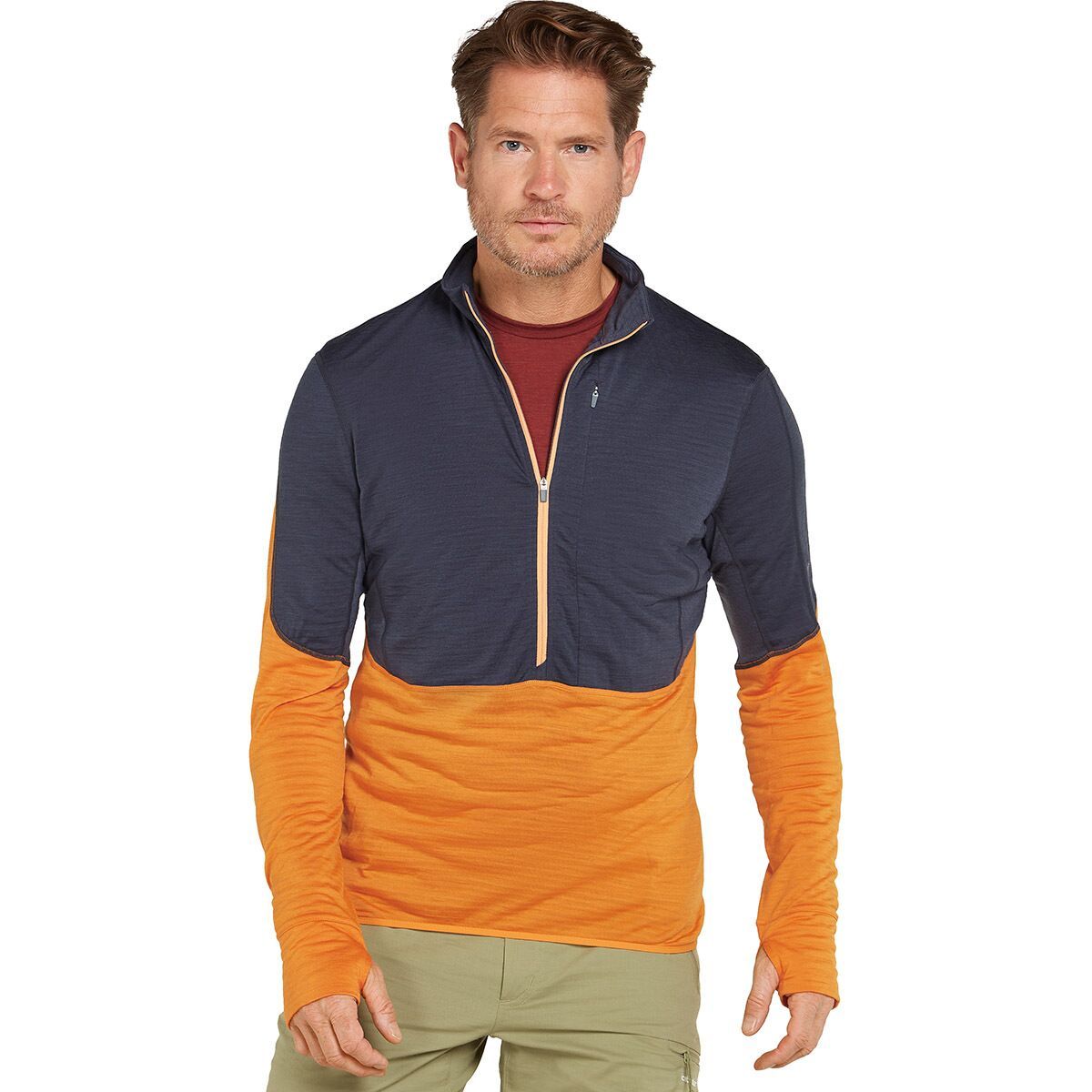Icebreaker Merino 200 Realfleece Descender 1/2-Zip Pullover - Men's