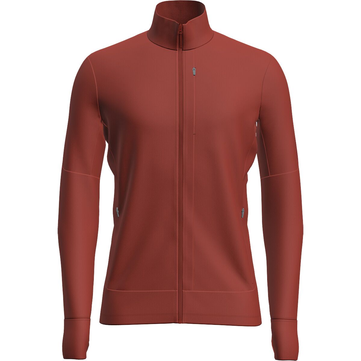 Image of Icebreaker Merino 260 Quantum Long-Sleeve Zip Top - Men's Agate, L