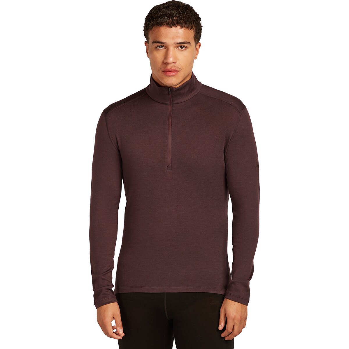 Image of Icebreaker Merino 260 Tech Long-Sleeve 1/2-Zip Top - Men's Java, M