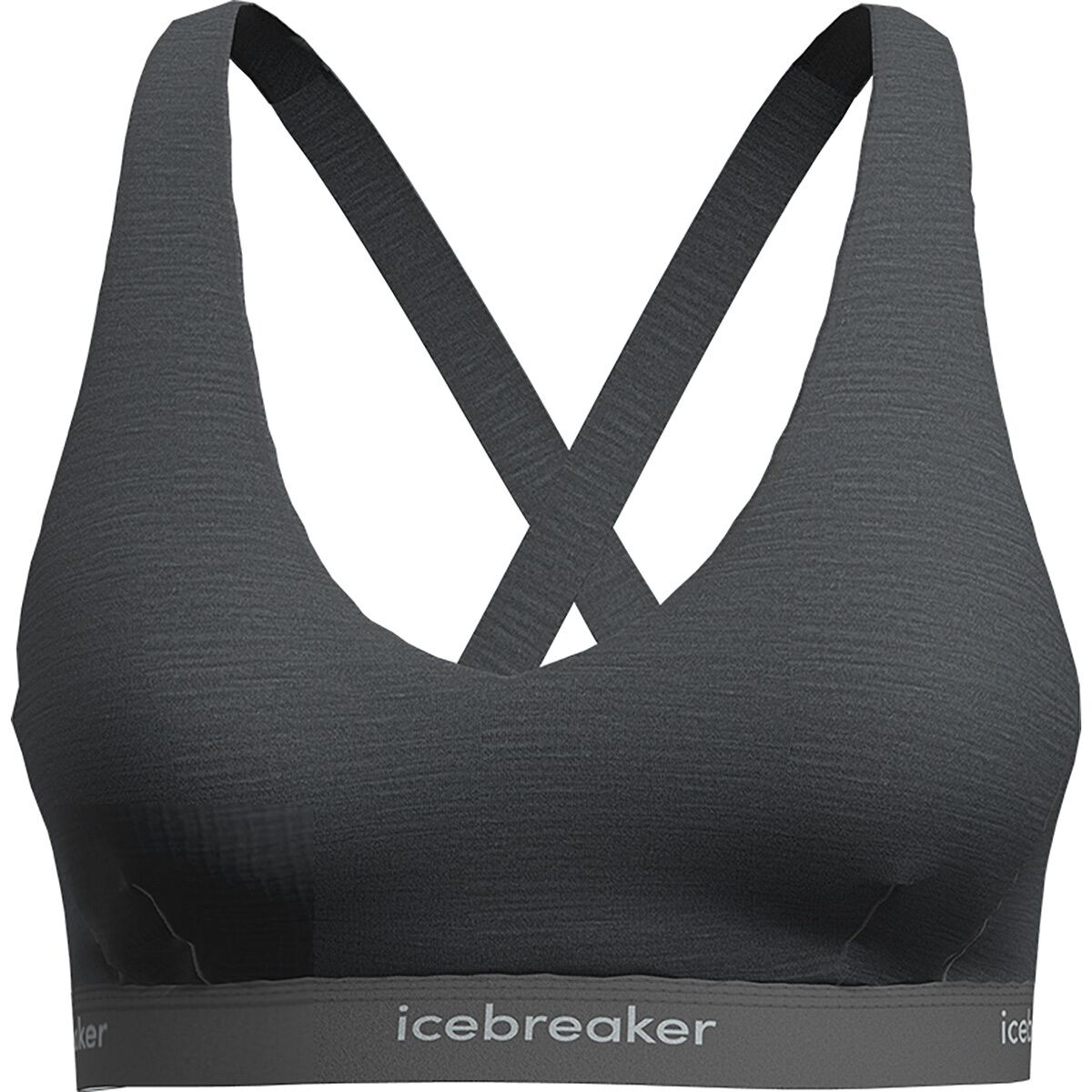Image of Icebreaker Merino 125 Cool-Lite Sprite Racerback Bra - Women's Gritstone Heather, M
