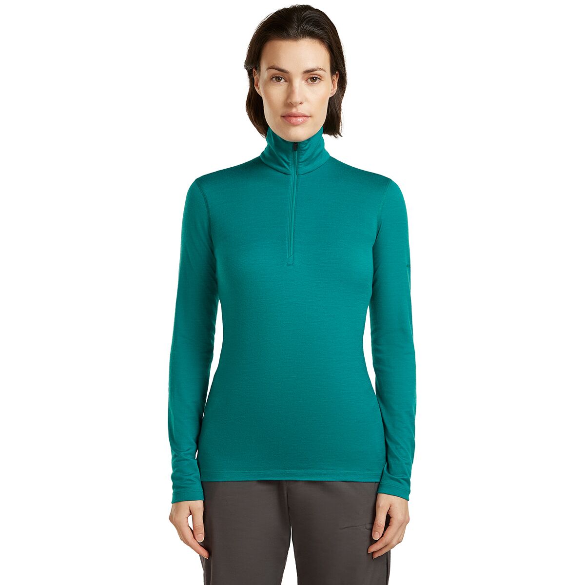 Image of Icebreaker Merino 200 Oasis 1/2-Zip Top - Women's Tidal Teal, M