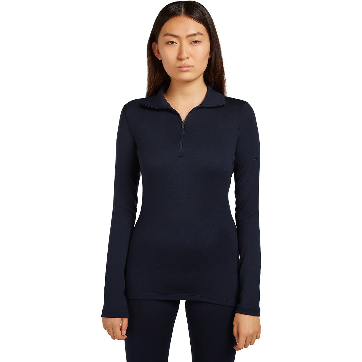 Image of Icebreaker Merino 260 Tech 1/2-Zip Top - Women's Midnight Navy, S
