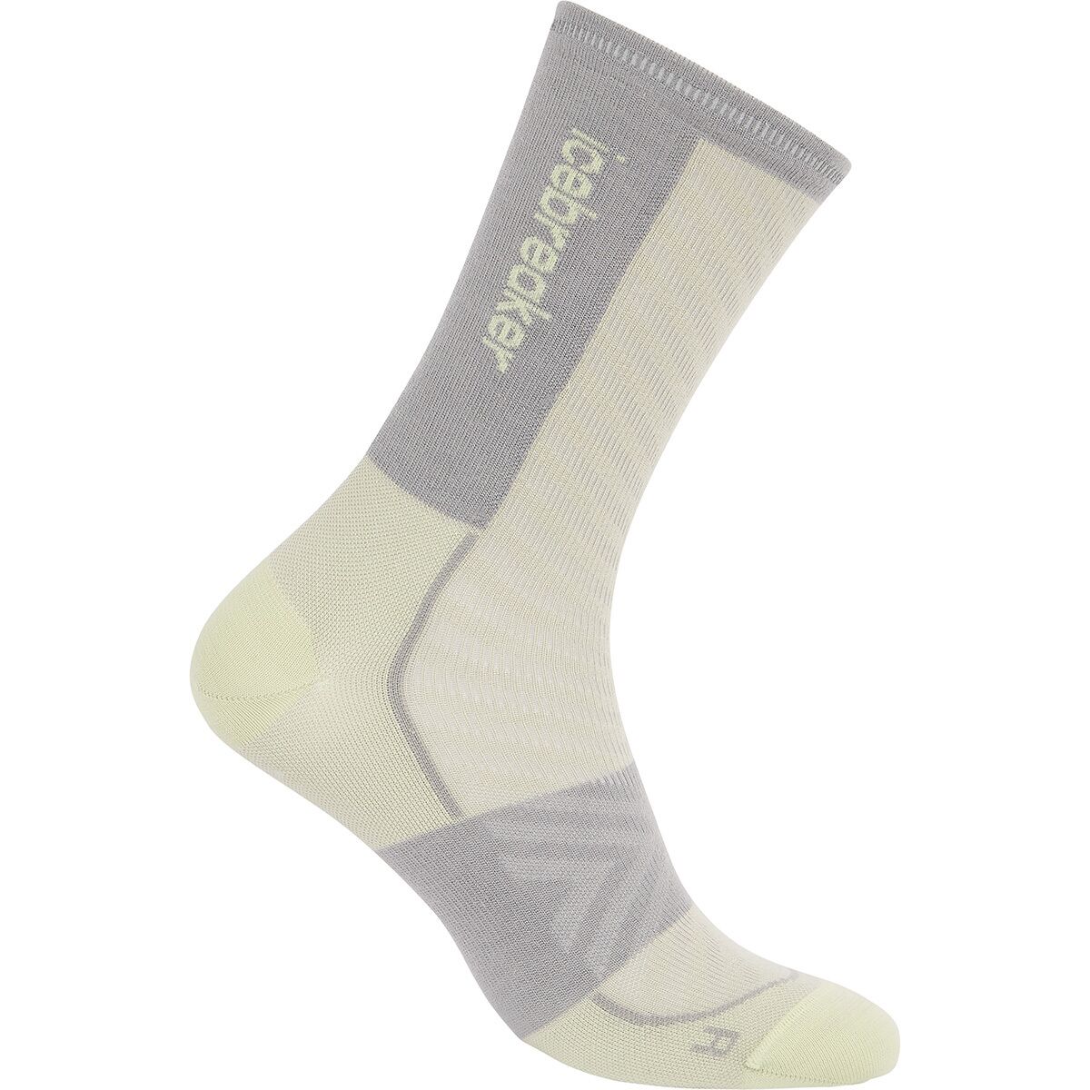 Image of Icebreaker Merino Run+ Ultralight Crew Sock - Men's Ashen/Alloy, S