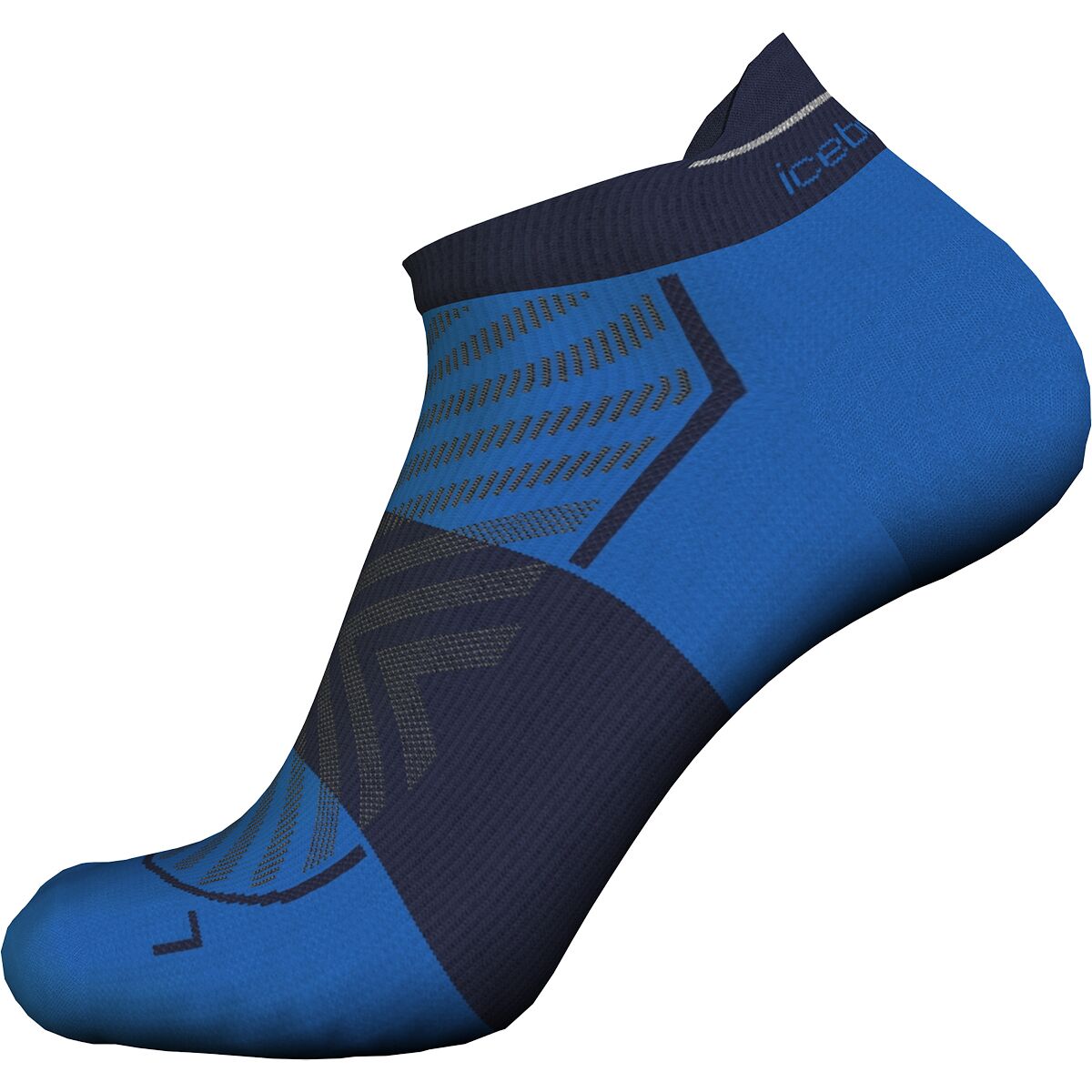 Image of Icebreaker Merino Run+ Ultralight Micro Sock - Men's Lazurite/Midnight Navy, XL