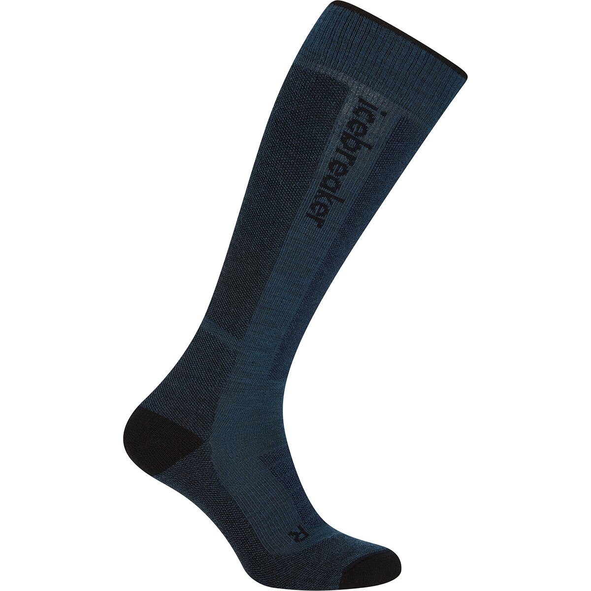 Image of Icebreaker Merino Ski+ Medium OTC Sock - Men's Abyss/Black/Midnight Navy, S