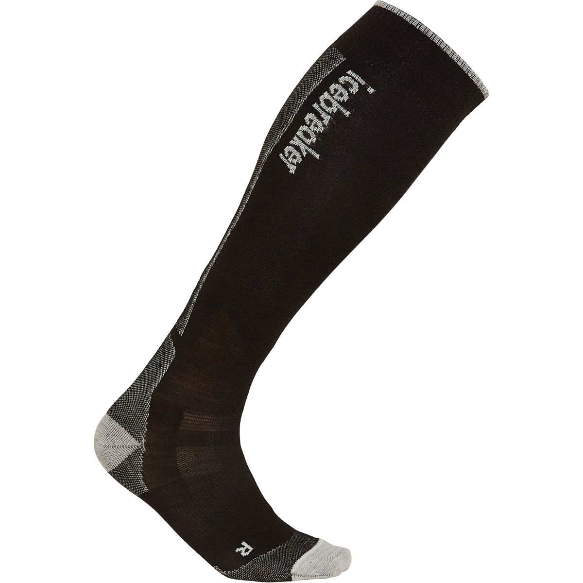 Image of Icebreaker Merino Ski+ Ultralight OTC Sock - Men's Black/Ether, L