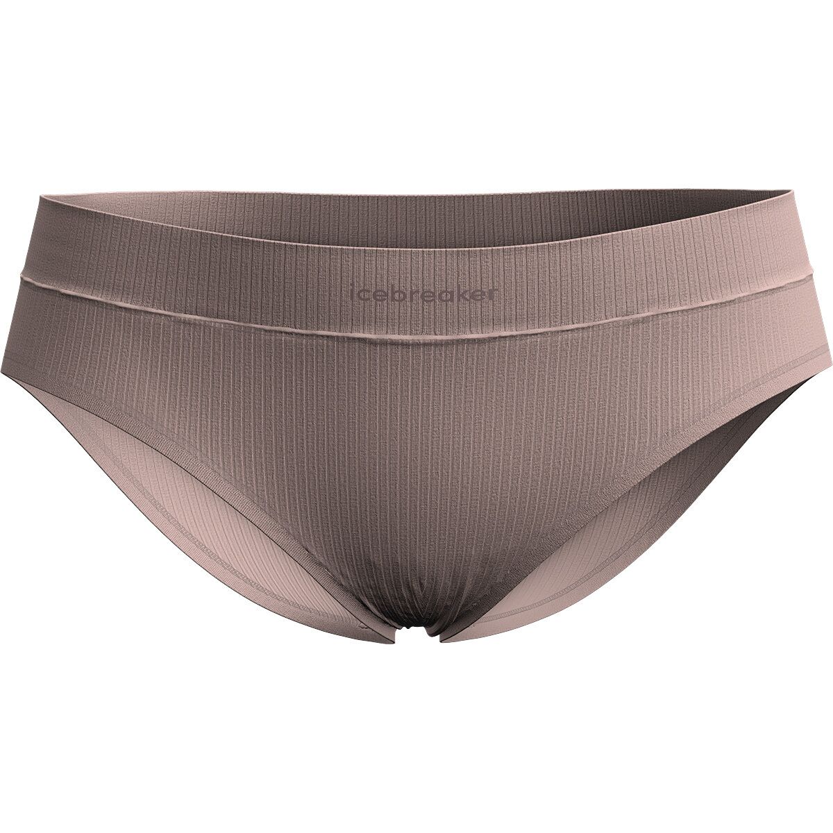 Image of Icebreaker Merino Blend Rib Lotus Hipster Bottom - Women's Pink Quartz, L