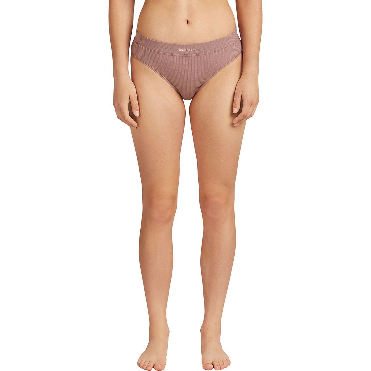 Image of Icebreaker Merino Blend Rib Lotus Hipster Bottom - Women's Summit, S
