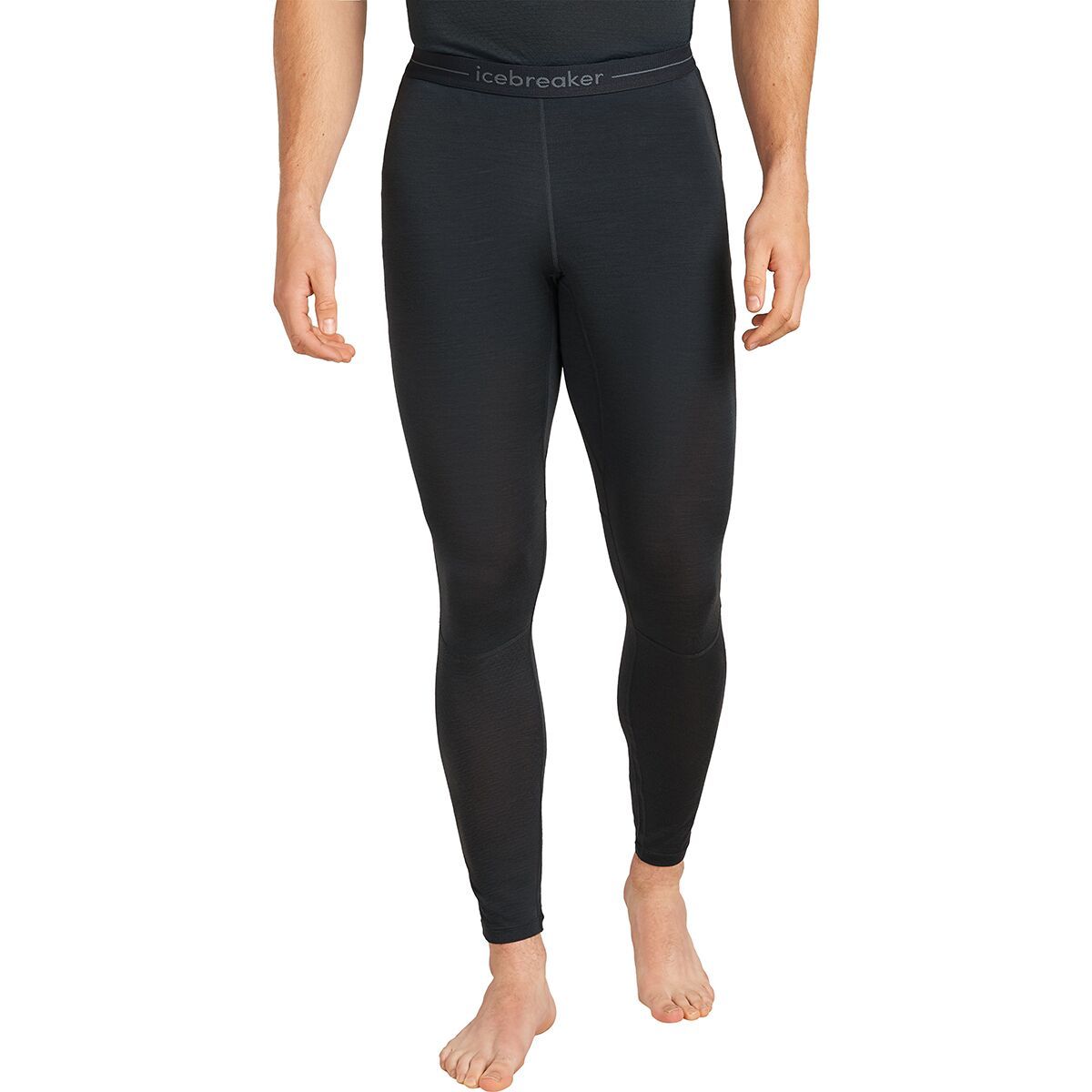 Image of Icebreaker Merino Blend 125 ZoneKnit Legging - Men's Black, S